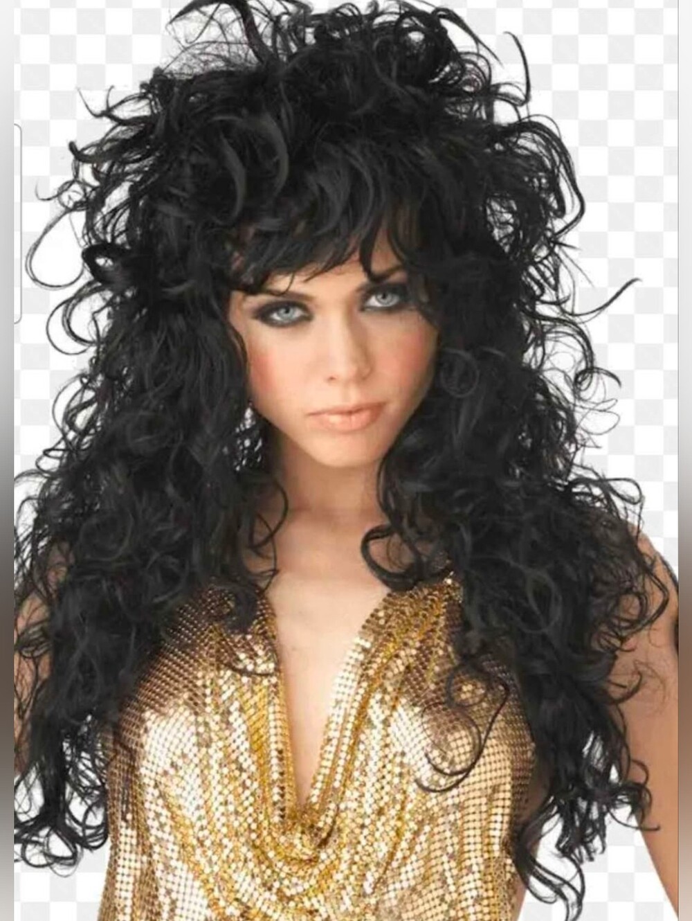 New Greek Goddess Roman Seduction Halloween Costume Wig Black